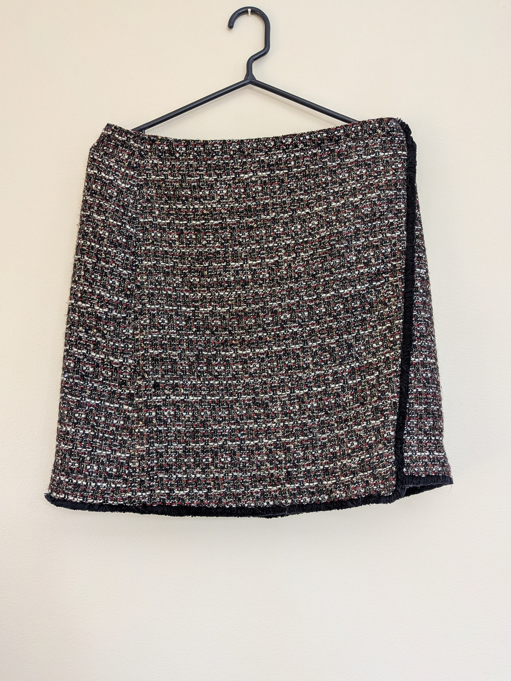 Loft/ Skirt/ Effortlessly ChicBlack Multi Tweed A-Line Skirt